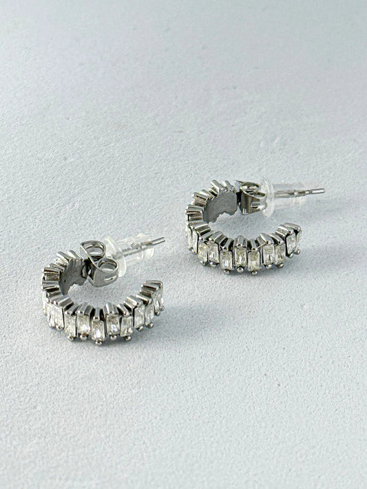 BOUCLES D'OREILLES CRISTAL satine