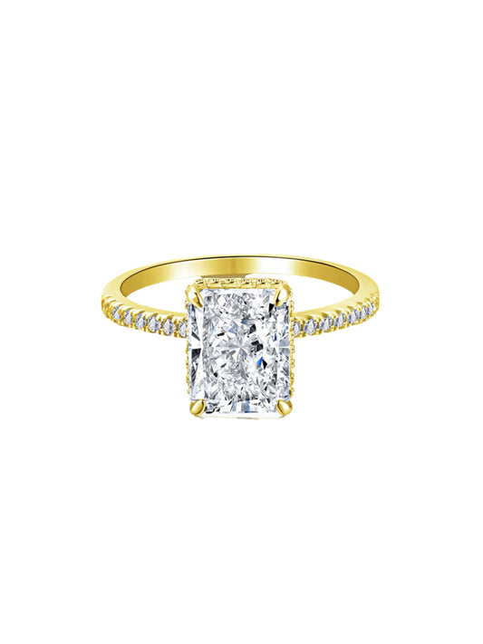 BAGUE SOLITAIRE OR DANA